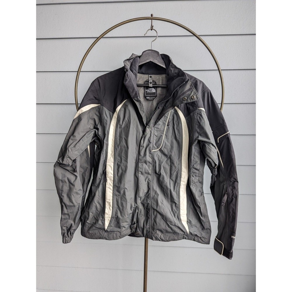 The North Face Hyvent Jacket Women Size M Black/white/gray